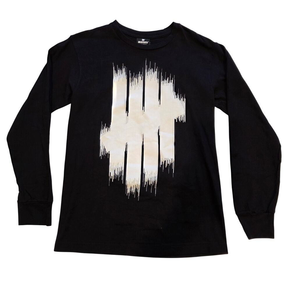 Undefeated Black Long Sleeve Graphic‎ T-Shirt Mens Medium Streetwear